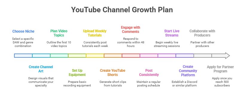 YouTube For Music Producers 1 Youtube For Music Producers Growth Plan