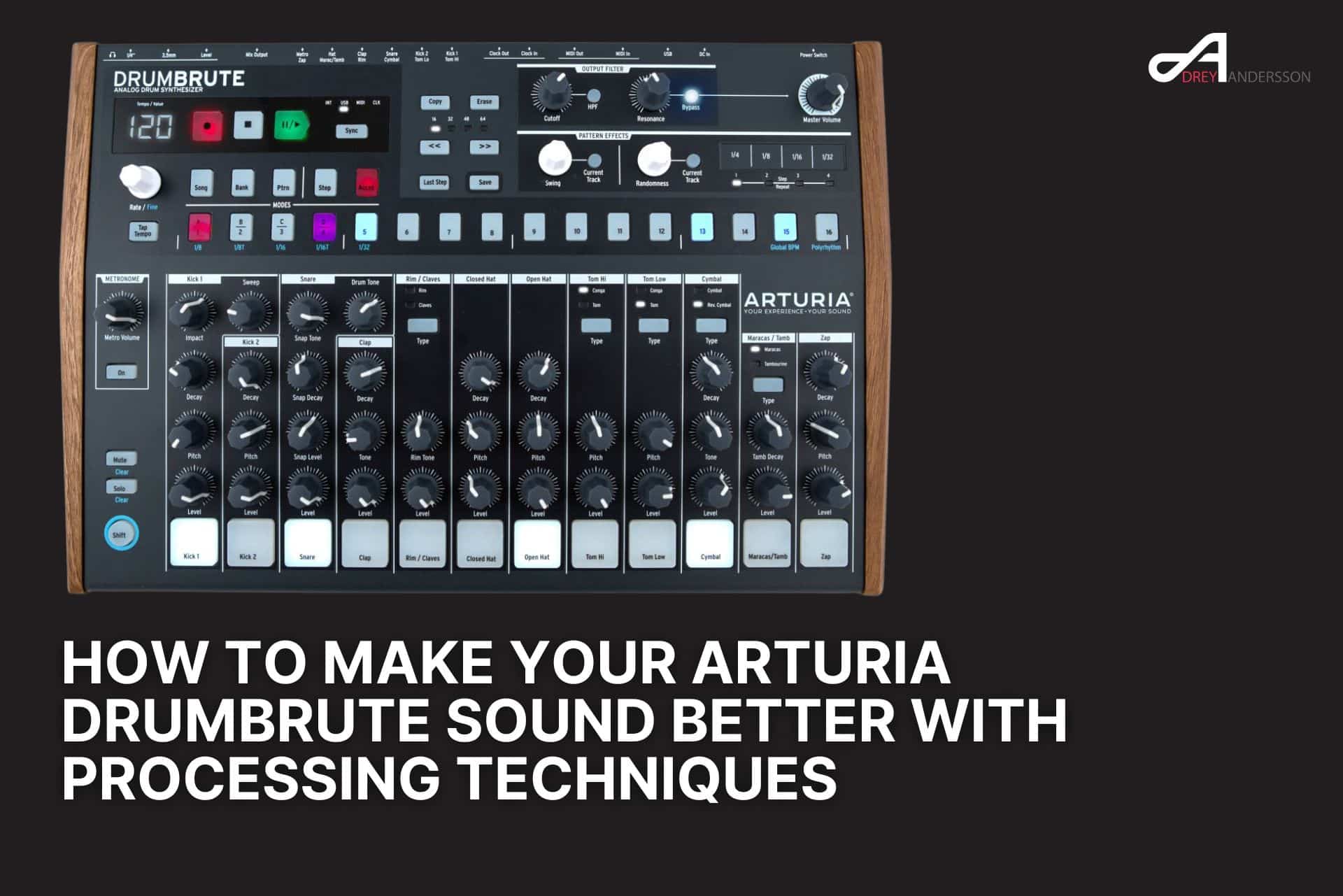 Arturia Drumbrute Processing